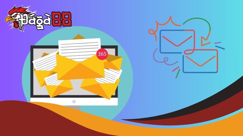 Kiểm tra email hoặc tin nhắn từ trang web Daga88